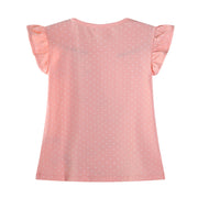 Mädchen T-Shirt mit niedlicher Hasenapplikation Drune