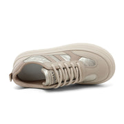 Damen Sneakers mit modischem Plateausohlen-Design und atmungsaktiver Oberfläche