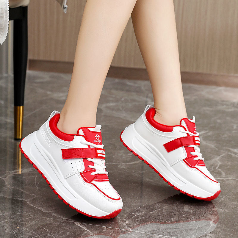 Damen modische Fitness-Sneaker mit dämpfender Sohle und atmungsaktivem Mesh-