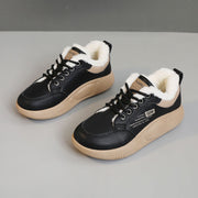 Damen warme Winter Sneakers mit weichem Fleece-Futter