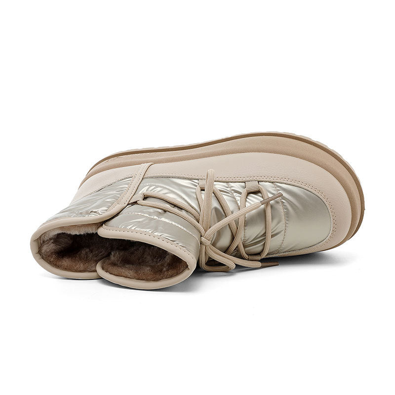 Damen Winterboots mit innovativem Isolationsdesign und rutschfester Sohle