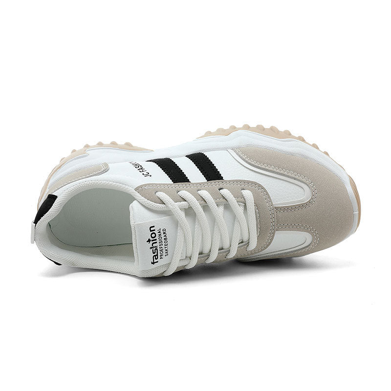 Damen Sportliche Sneaker mit atmungsaktiver Oberflächenstruktur und rutschfester Laufsohle