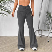 Damen Hochtaillierte Bootcut-Hose