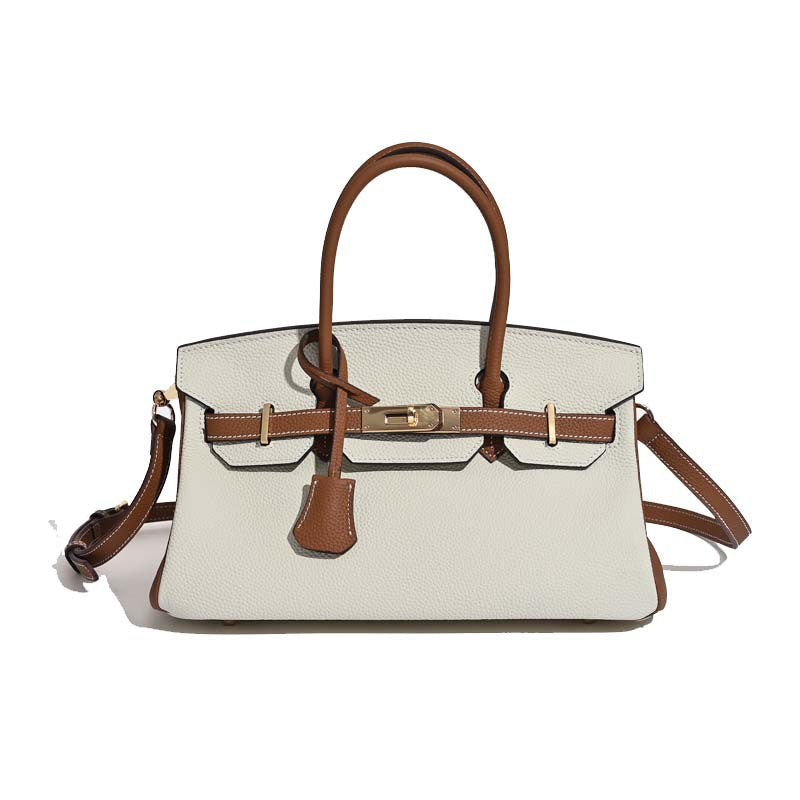 Jana | Damen Leder Schultertasche – Strukturierte Handtasche Rindsleder Crossbody für Büro 2026