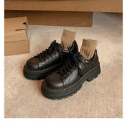 Damen Chunky Schnürschuhe mit rutschfester Profilsohle und stilvollem Design Heidi-Mode