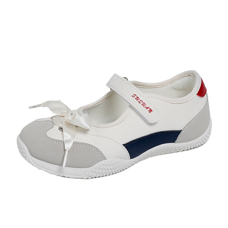 Damen Sportschuhe mit Klettverschluss und attraktivem Schleifen-Design