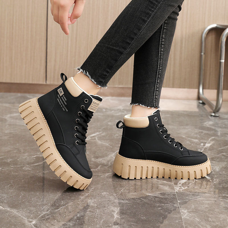 Damen Trendige High-Top Sneakers mit rutschfester Sohle und komfortabeler Dämpfung
