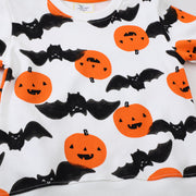 Mädchen Sweatshirt mit niedlichem Halloween-Motiv Drune