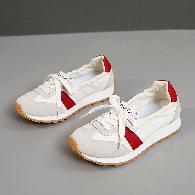 Damen Sportliche Sneakers mit elastischem Einstieg und dämpfender Laufsohle