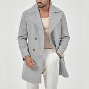 Herren eleganter Doppeltknopf-Mantel Aliams