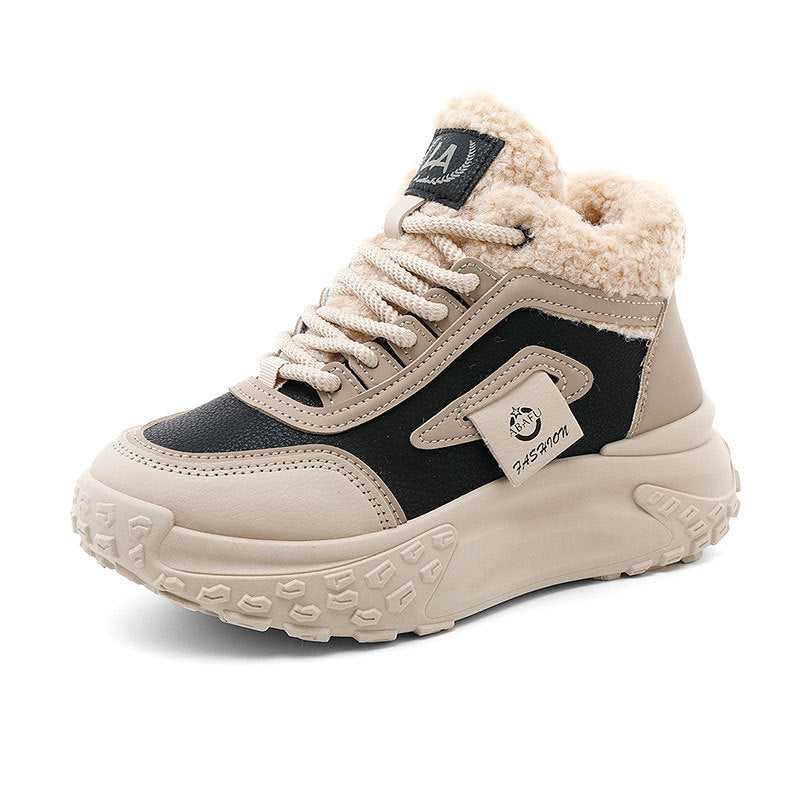 Damen isolierende High-Top Sneakers mit weichem Innenfutter und rutschfester Sohle