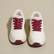 Damen Sneakers mit robuster Gummisohle und atmungsaktivem Mesh-Obermaterial