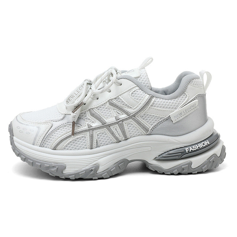 Damen Sportliche Sneakers mit atmungsaktiver Mesh-Oberfläche und stoßdämpfendem Fußbett