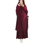 Damen Langarm Kaftan mit elegantem Schnitt und Weitem Design