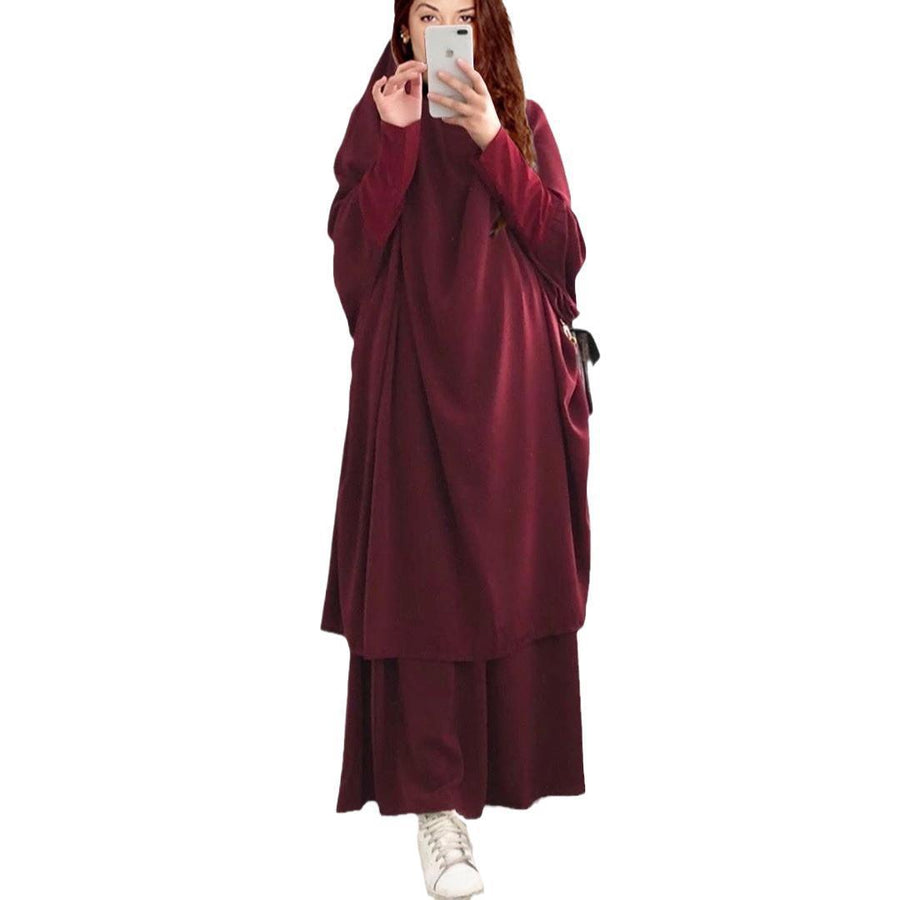 Damen Langarm Kaftan mit elegantem Schnitt und Weitem Design