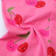 Mädchen Leggings mit fröhlichem Kirschmuster Drune