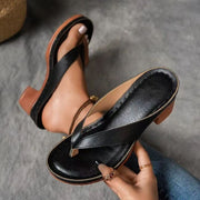 Clara | Dicker Absatz Orthopädische Sandalen