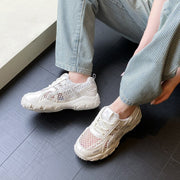 Damen Atmungsaktive Freizeitsneaker mit rutschfester Laufsohle und stabiler Konstruktion