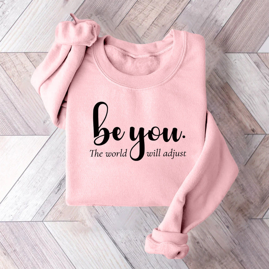 Damen Sweatshirt mit inspirierendem Motiv und motivierender Botschaft
