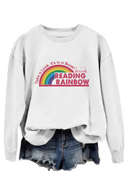 Damen lässiger Sweatshirt mit einzigartigem Druck
