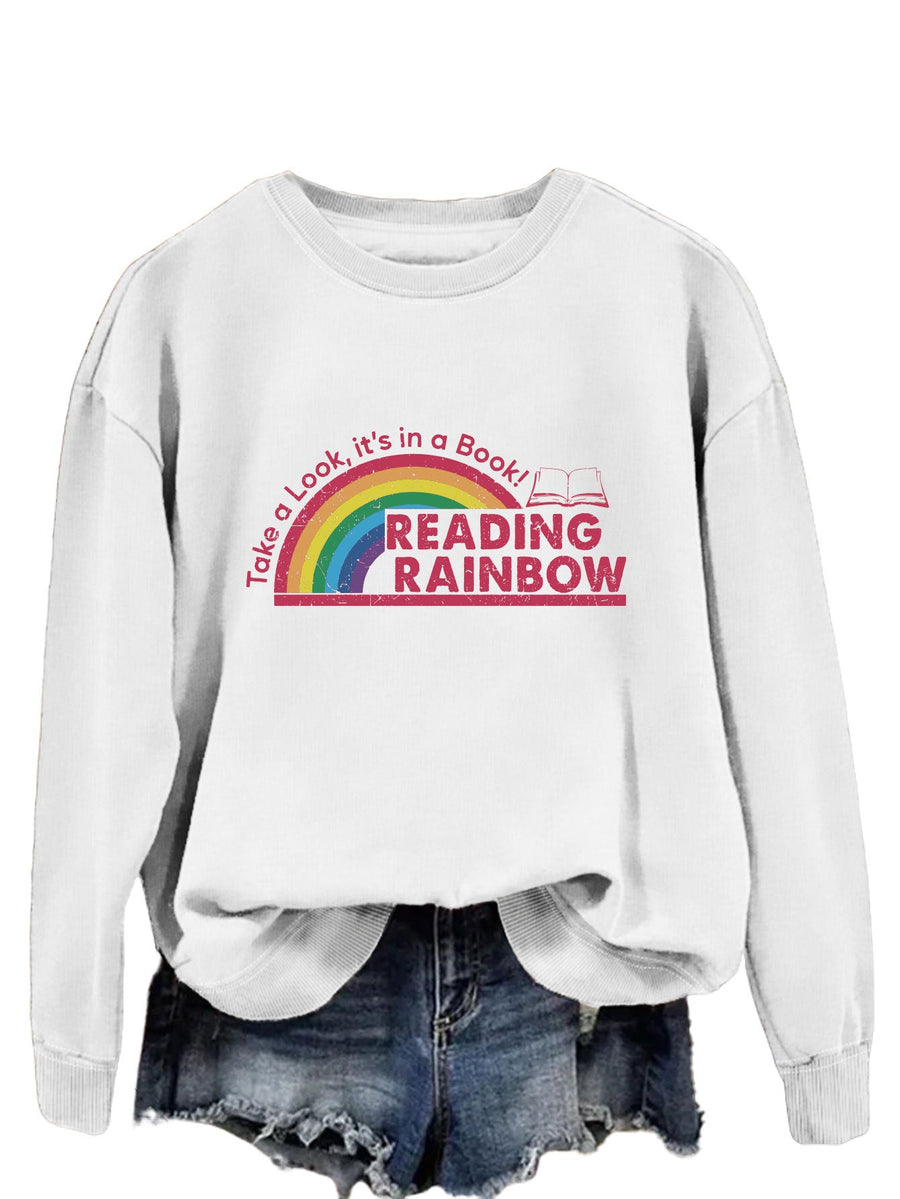 Damen lässiger Sweatshirt mit einzigartigem Druck