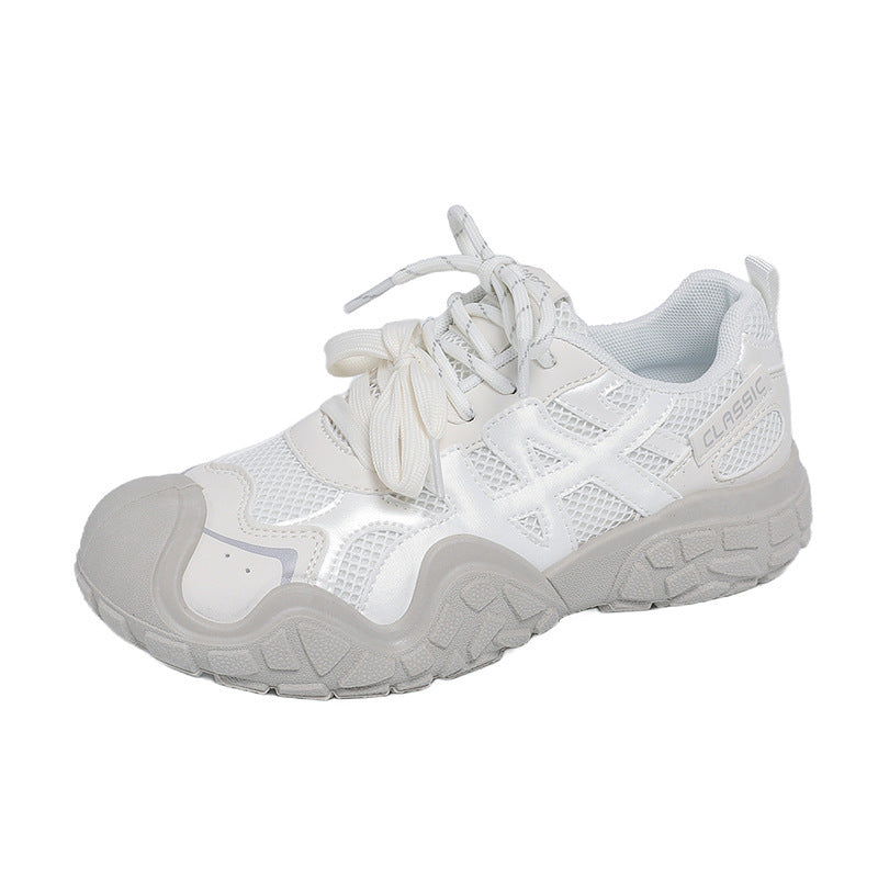Damen sportliche Sneakers mit atmungsaktiver Mesh-Oberfläche und rutschfester Sohle