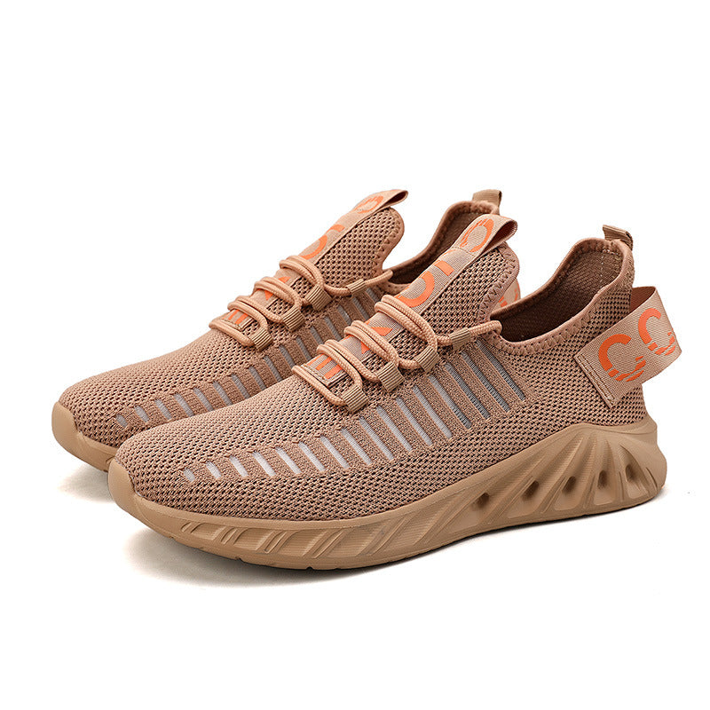 Damen Sportliche Strick-Sneakers mit Flexiblem Dämpfungssystem