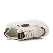 Damen modische Chunky Sneakers mit atmungsaktiver Mesh-Oberfläche und robustem Profil