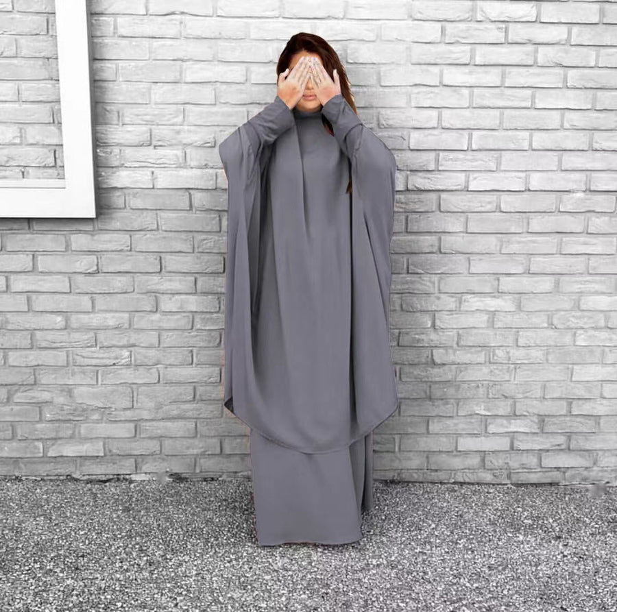 Damen Langarm Kaftan mit elegantem Schnitt und Weitem Design