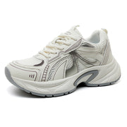 Damen Sportliche Sneakers mit atmungsaktiver Mesh-Oberfläche und stoßdämpfender Laufsohle