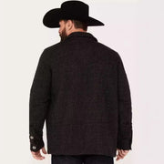 Herren strukturierte Utilityjacke mit praktischen Taschen Aliams