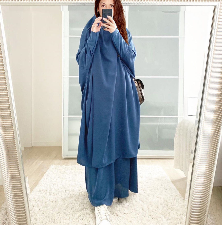 Damen Langarm Kaftan mit elegantem Schnitt und Weitem Design