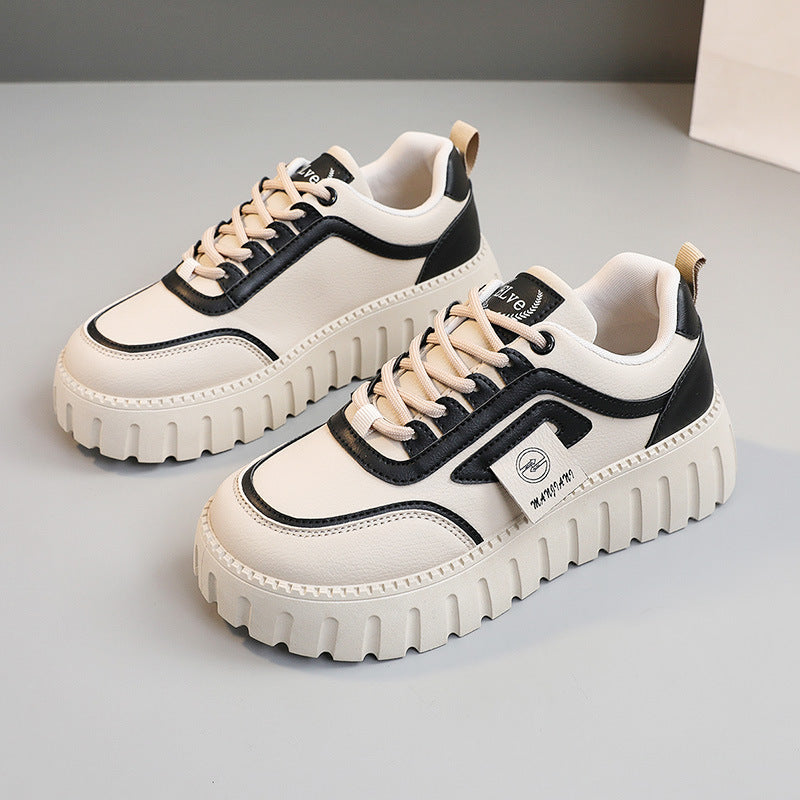 Damen modische Chunky Sneaker mit dämpfender Gummisohle und atemberaubendem Design