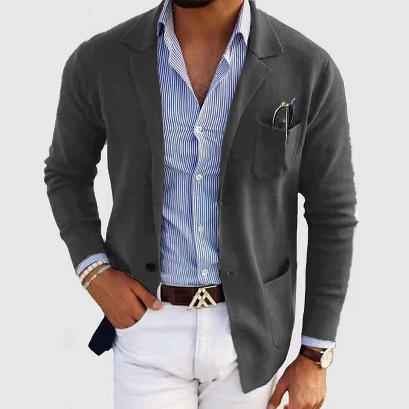 Herren modernes Strick-Sakkos Aliams