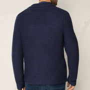 Herren Strickblazer mit strukturiertem Design und praktischen Taschen Aliams