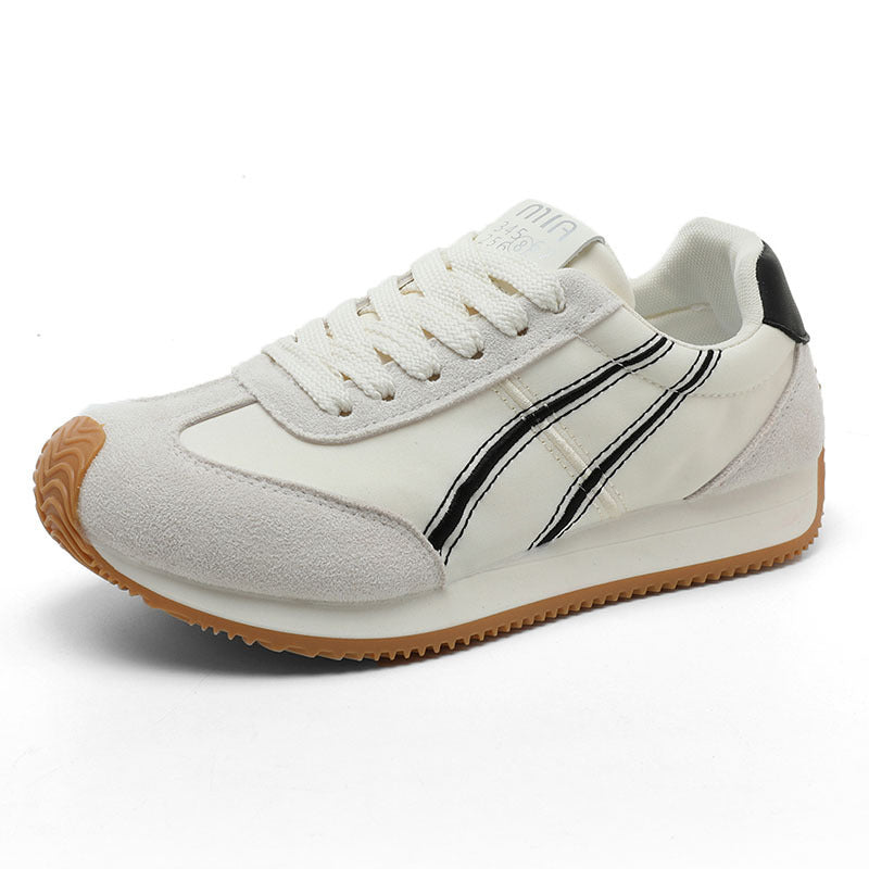 Damen modische Sneakers mit flexibler Laufsohle und stylishem Obermaterial