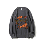 Damen Sweatshirt mit buntem Herbstmotiv und inspirierendem Schriftzug