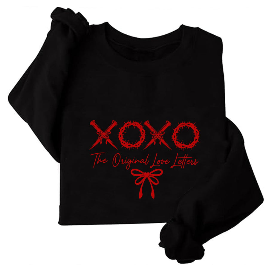 Damen lässiger Sweater mit einzigartigem Schriftzug und weichem Material