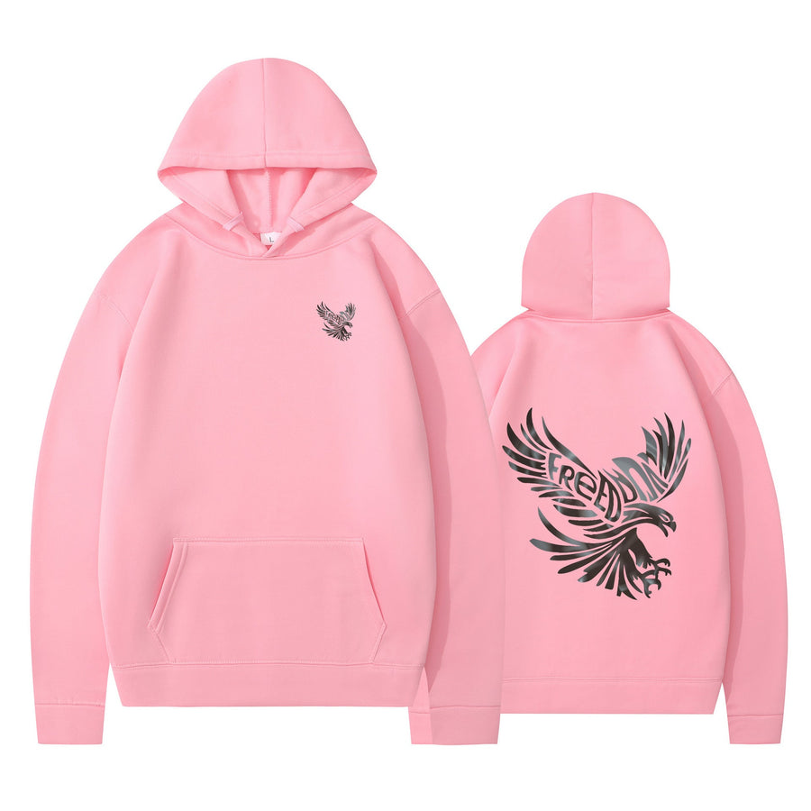 Damen Kapuzenpullover mit ikonischem Adlerdesign und weichem Innenfutter