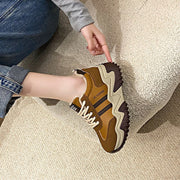 Damen modische Sneakers mit atmungsaktivem Mesh-Obermaterial und dämpfender Laufsohle