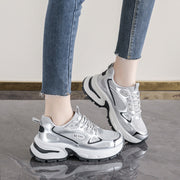 Damen Sportliche Sneakers mit atmungsaktivem Mesh-Obermaterial und stoßdämpfender Sohle