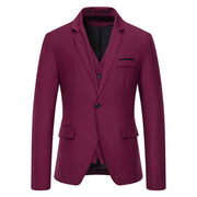 Herren Eleganter Drei-Teilig Anzug Set Heidi-Mode 1749704439