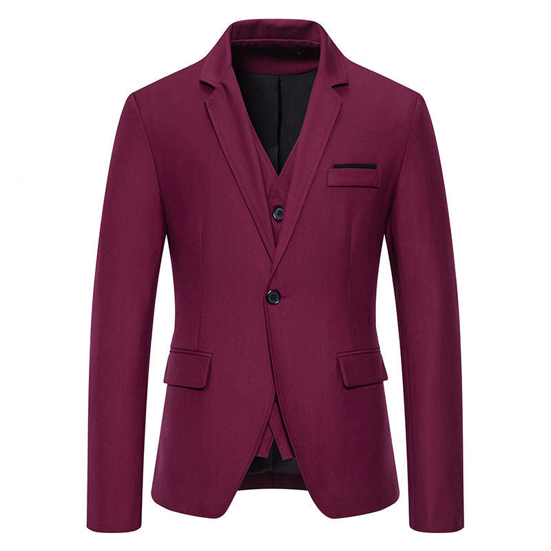 Herren Eleganter Drei-Teilig Anzug Set Heidi-Mode 1749704439