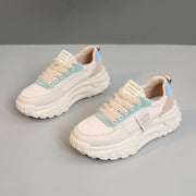 Damen Sportliche Sneakers mit doppeltem Dämpfungssystem und atmungsaktiver Oberflächenstruktur