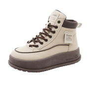 Damen Winterliche High-Top Sneakers mit dämpfender Laufsohle und robustem Profil