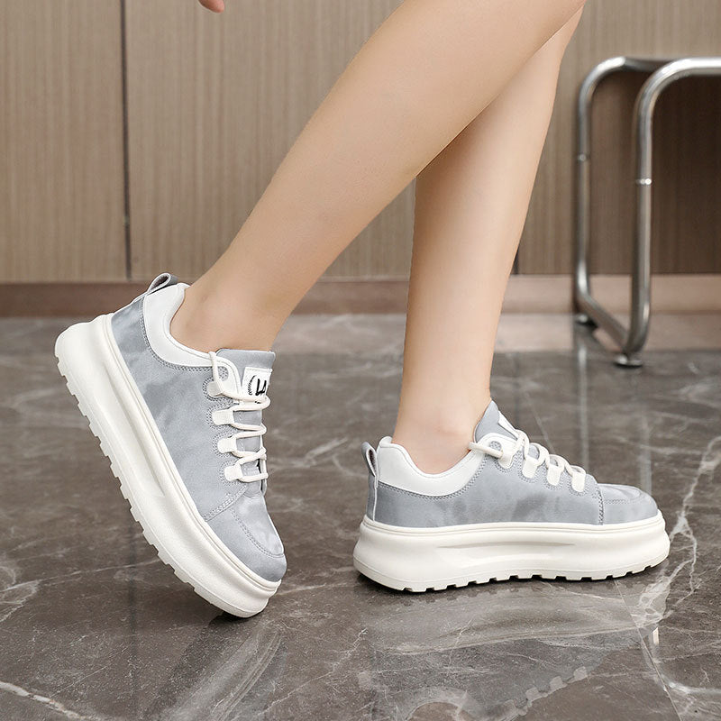 Damen sportliche Sneakers mit gedämpfter Laufsohle und atmungsaktivem Obermaterial