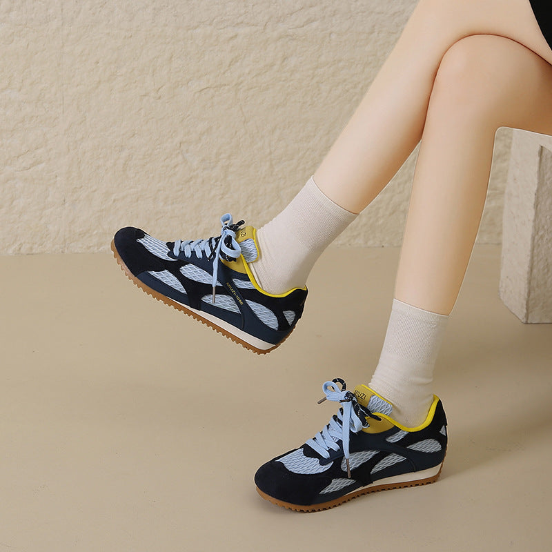Damen Atmungsaktive Freizeit Sneakers mit innovativem Mesh-Obermaterial und rutschfester Sohle
