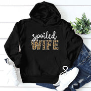 Damen Kapuzenpullover mit kreativem und elegantem Schriftzug
