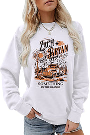 Damen Sweatshirt mit inspirierendem Vintage-Truck-Design