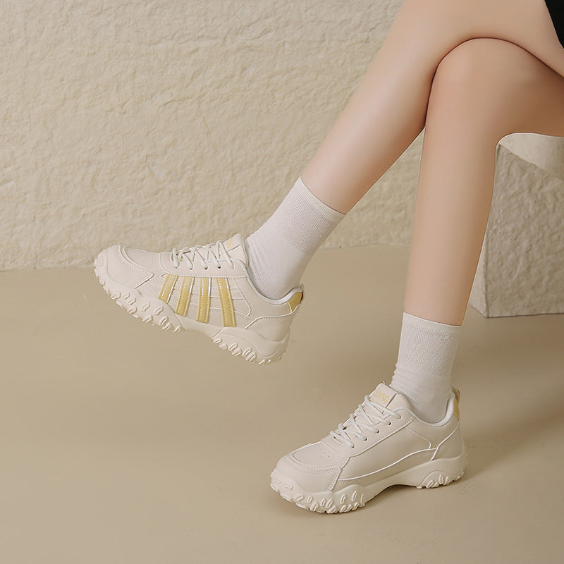 Damen Sportliche Sneakers mit rutschfester Laufsohle und atmungsaktivem Obermaterial